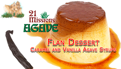 Classic Flan with Caramel Agave Syrup